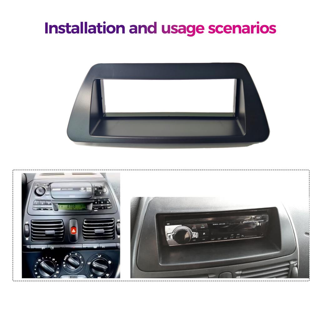 Single Din Car Radio Fascia Installation Frame for FIAT Bravo Brava Marea 1995-2001 1DIN Stereo Dash Trim Panel Mounting Kit Radio Accessories 4