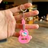 Cartoon Cute Guitar Key Chain Car Key Chain School Bag Pendant Accessories Event Small Gifts