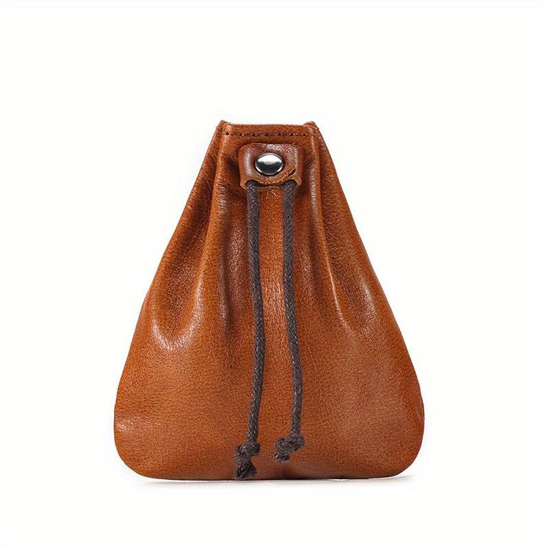 

Мужской кошелек для монет, мешочек для мелочи, держатель для карт для мужчин, повседневная мини-сумка для хранения, унисекс кошельки, мини-кошелек коричневый