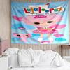 Lalaloopsy Tapestry for Bedroom Aesthetic Classroom Tapestries Wall Hanging for Living Room Dorm Office,Ideal Creative Gift