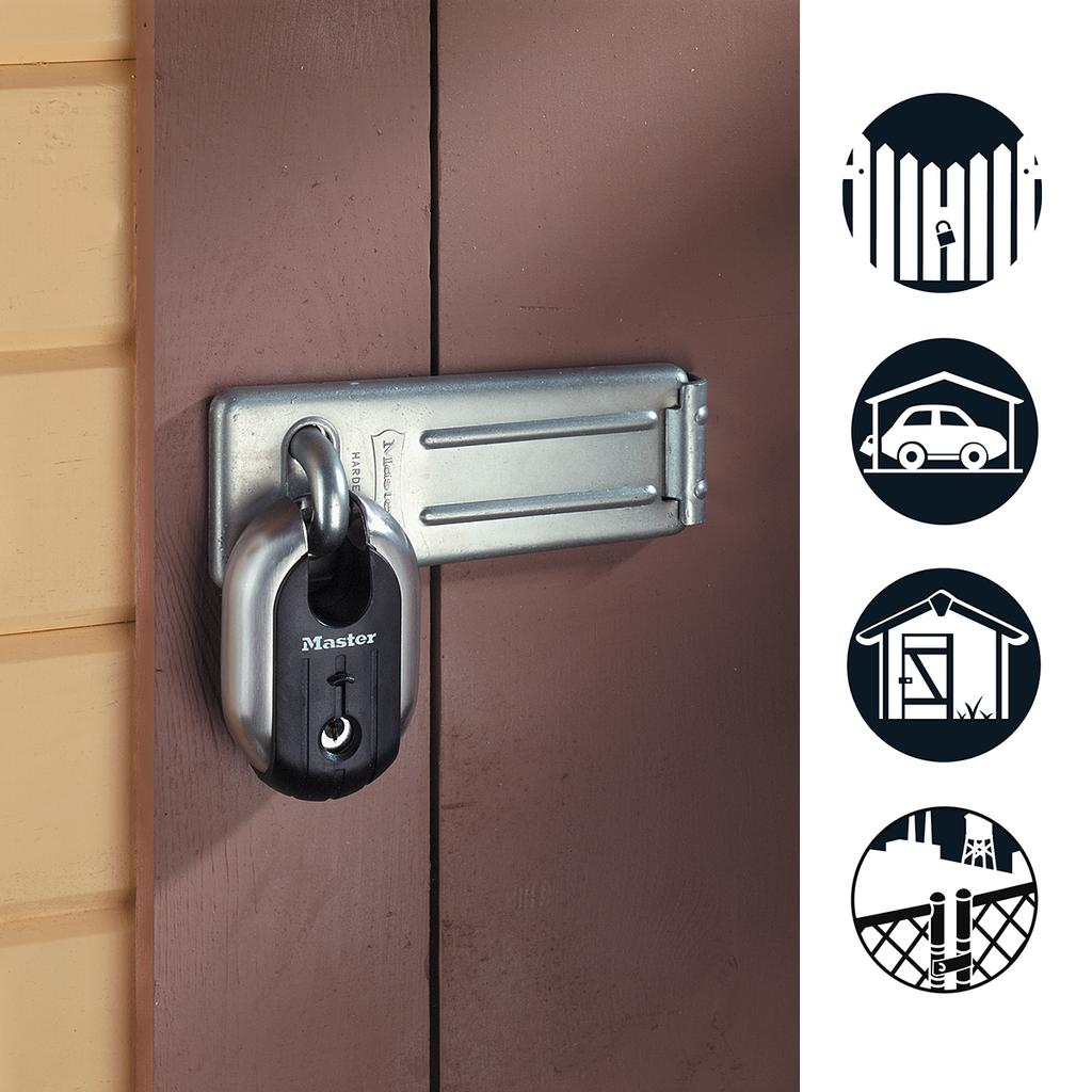 Master Lock Outdoor Door Padlock Hasp, 150 x 60 mm