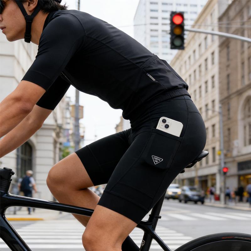 1PCS Padded Bike Shorts Women 4D Padding Cycling Shorts with Pocket Road Mountain Ride Womens Biking Bicycle Biker Shorts