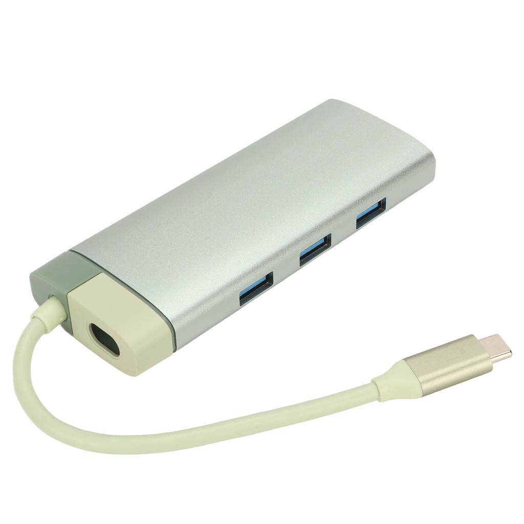 6 in 1 Docking Station Type C to PD 3USB3.0 High Definition Multimedia Interface RJ45 Expansion Dock