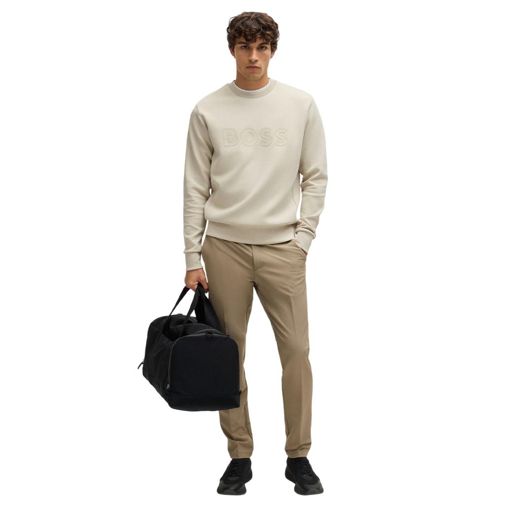 BOSS Moletom Masculino Gola Redonda Regular