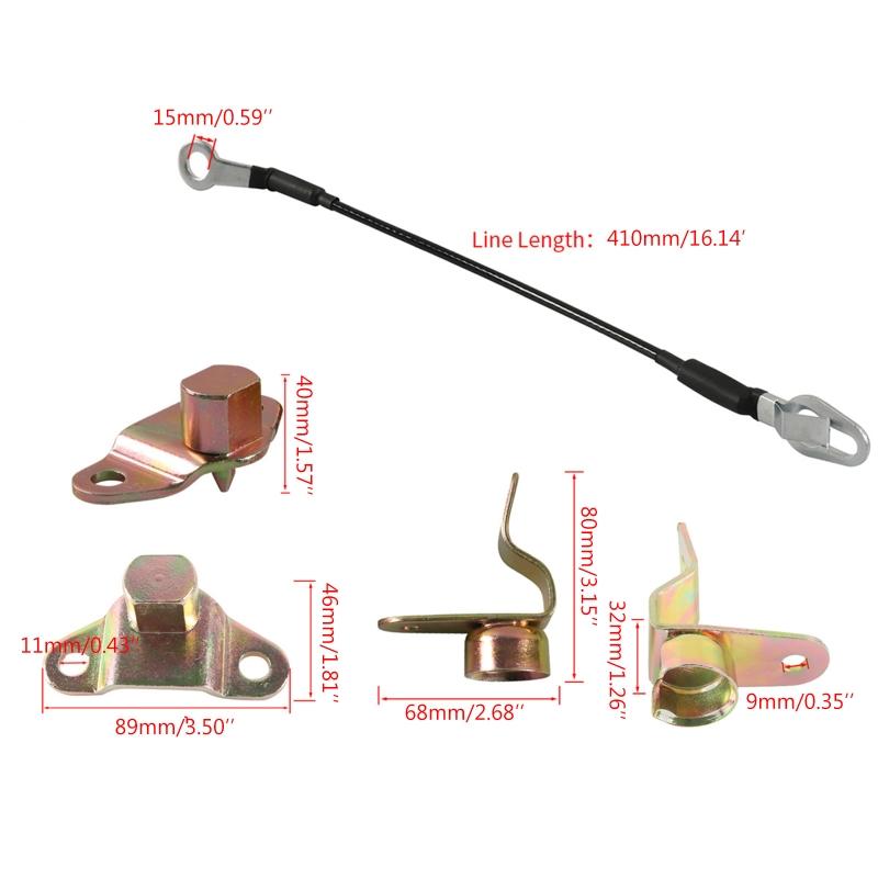 Heckklappenscharnier-Einsatz-Set Heckklappen-Zugschnur-Reparatursatz für GMC für OE:15074252,88980509