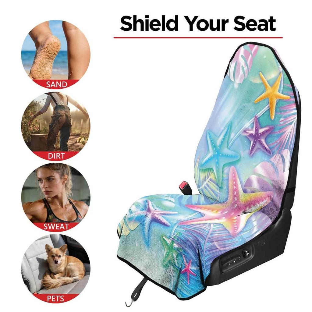 Universal Gym Workout Car Seat Protector Towel - All-Season Front Cover