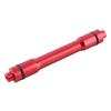 Bicycle 15mm Thru Axle Hub Adapter To 9mm Quick Release Skewer for 100mm Front Wheel (Red)