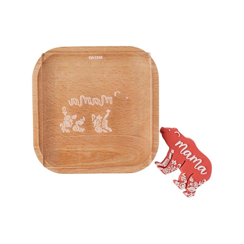Plastic Cookie Molds Creative Biscuit Cutter Mothers' Day Theme Cookie Molds Bakings Tool Suitable for Mothers' Day