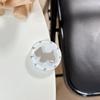 Creative Puppy Mirror Telescopic Desktop Watching Drama Mobile Phone Airbag Holder Paste Simple Rhinestone Solid Color Round Ring Ring