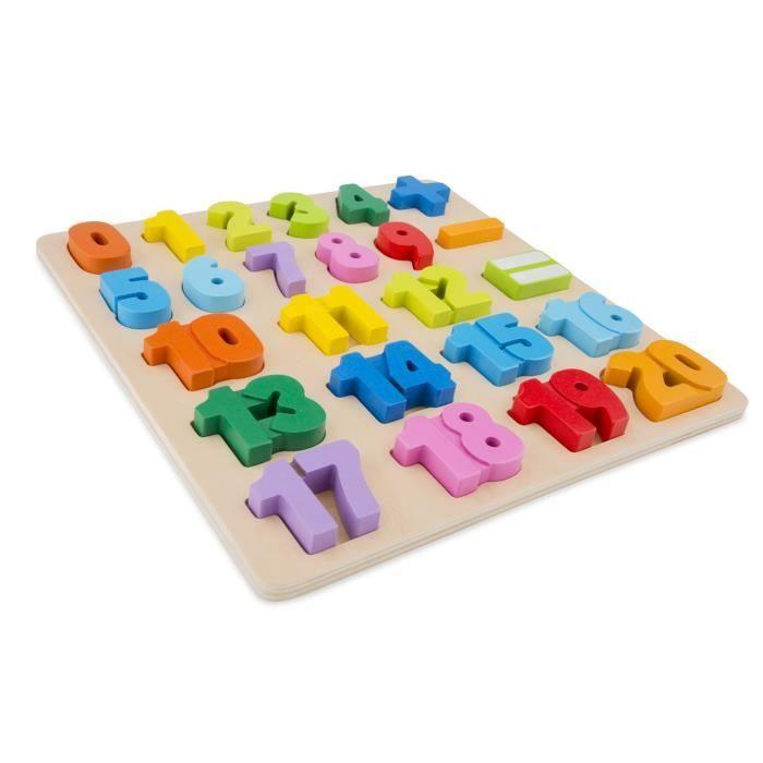 New Classic Toys puzzle de forme Getallen junior wood 25-piece