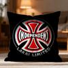 Fashion I-IIndependent Skateboards Cushion Cover Soft Washable Pillow Case Multi-Scene for Couch Bed Travel Office Use