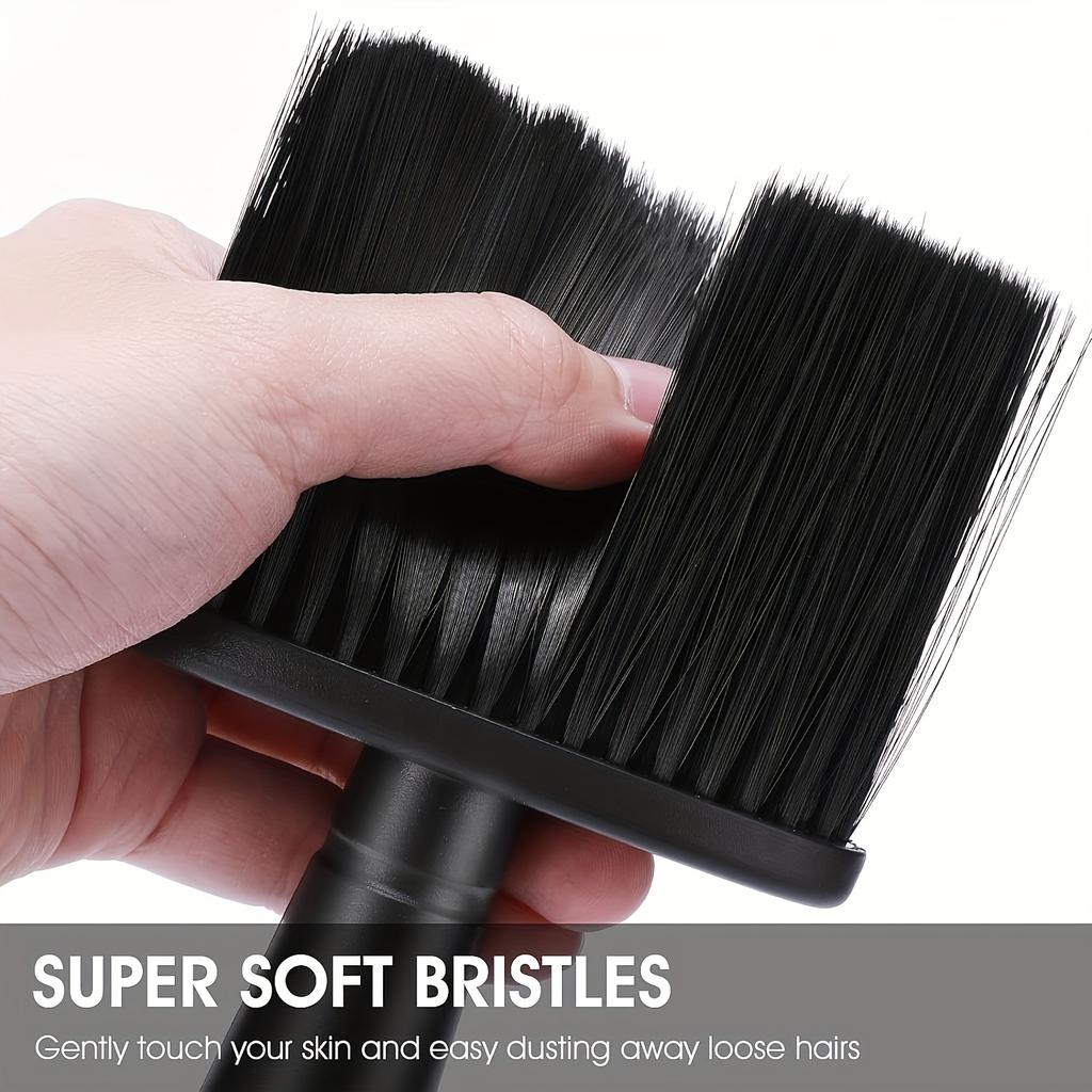 Soft Nylon Brush for Hair Cleaning, Professional Barber Neck Duster, Multi-Functional Cleaning Brush, Suitable for Salon