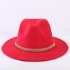 Popular European and American Classic Simple Flat-brimmed Top Hat Men's and Women's Fashionable and Elegant Versatile Jazz Hat Top Hat
