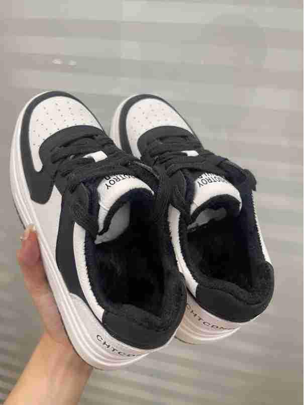 Женские белые туфли на толстой платформе - коллекция осеньзима 2024 г velvet 35 чёрный 3645₽