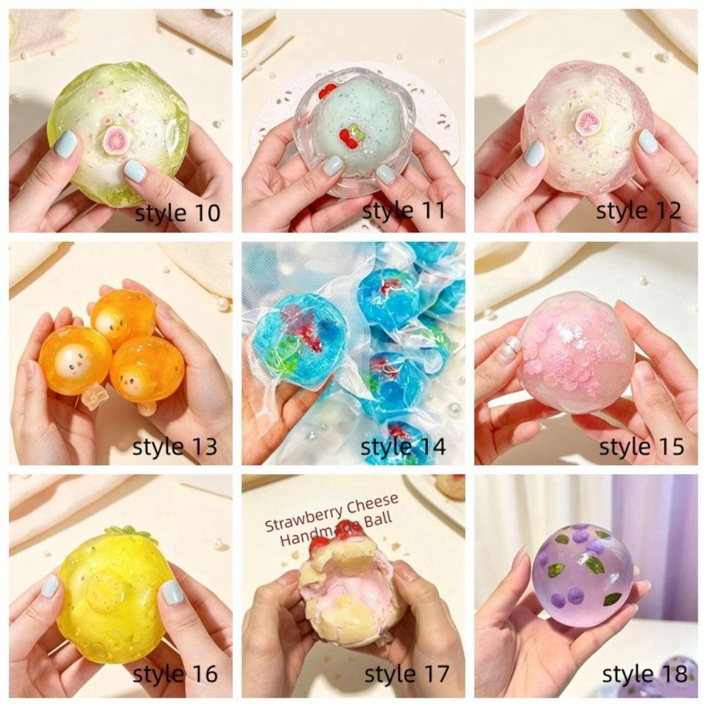 Shapable Wax Crunchy Squishy Satisfying Sound Sensory Fidget Ball Crispy Squishy Ball Kids Adults