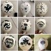 Halloween Latex Balloons 2.8g White Ghost Horror Balloons for KTV Bar Party Scene Decoration