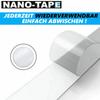 NANO-TEJP Premium Nano Dubbelhäftande Tejp Ultrastark Lim Tvättbar Återanvändbar