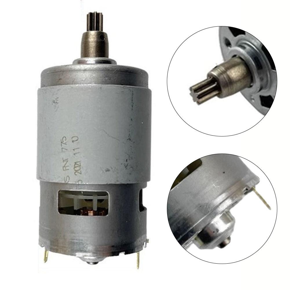 Aksesuar Parça 18V 775 Motor 18V Motor Kompakt Boyut Yüksek Kaliteli Malzemeler 18V Voltaj 1 Adet Miktar Kendin Yap Projeleri İçin