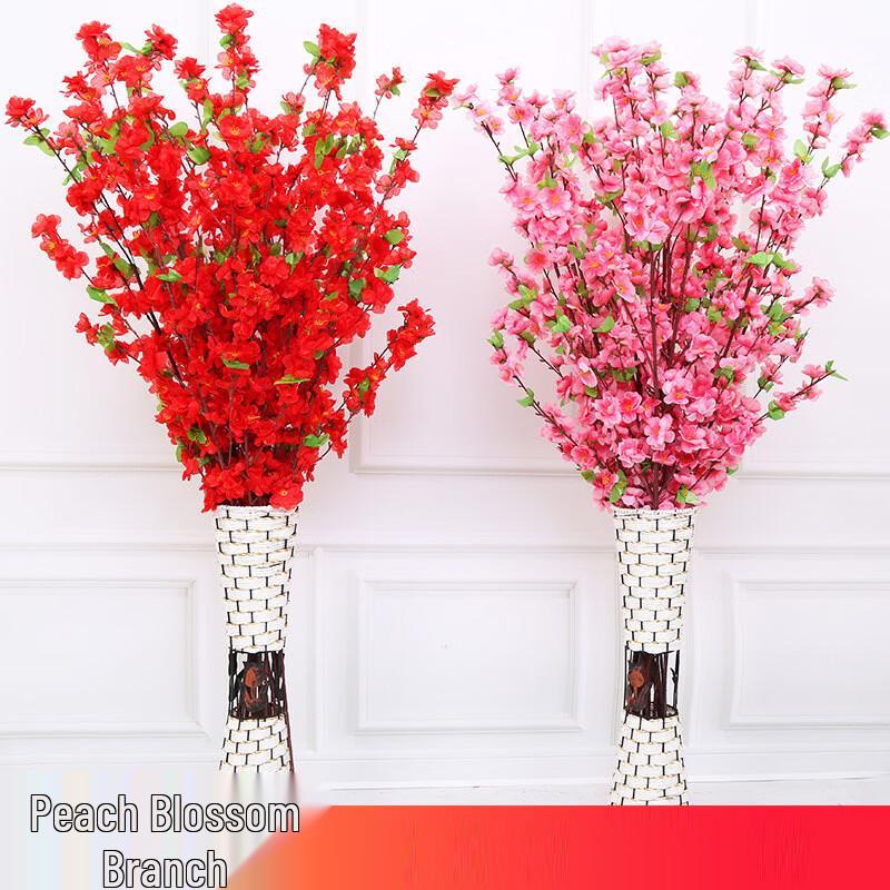 Artificial Peach Blossom Branches