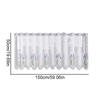 1Pc Window Drapes Kitchen Valance European Style Floating Sheer White Lace Curtains Window Drapes Cafe
