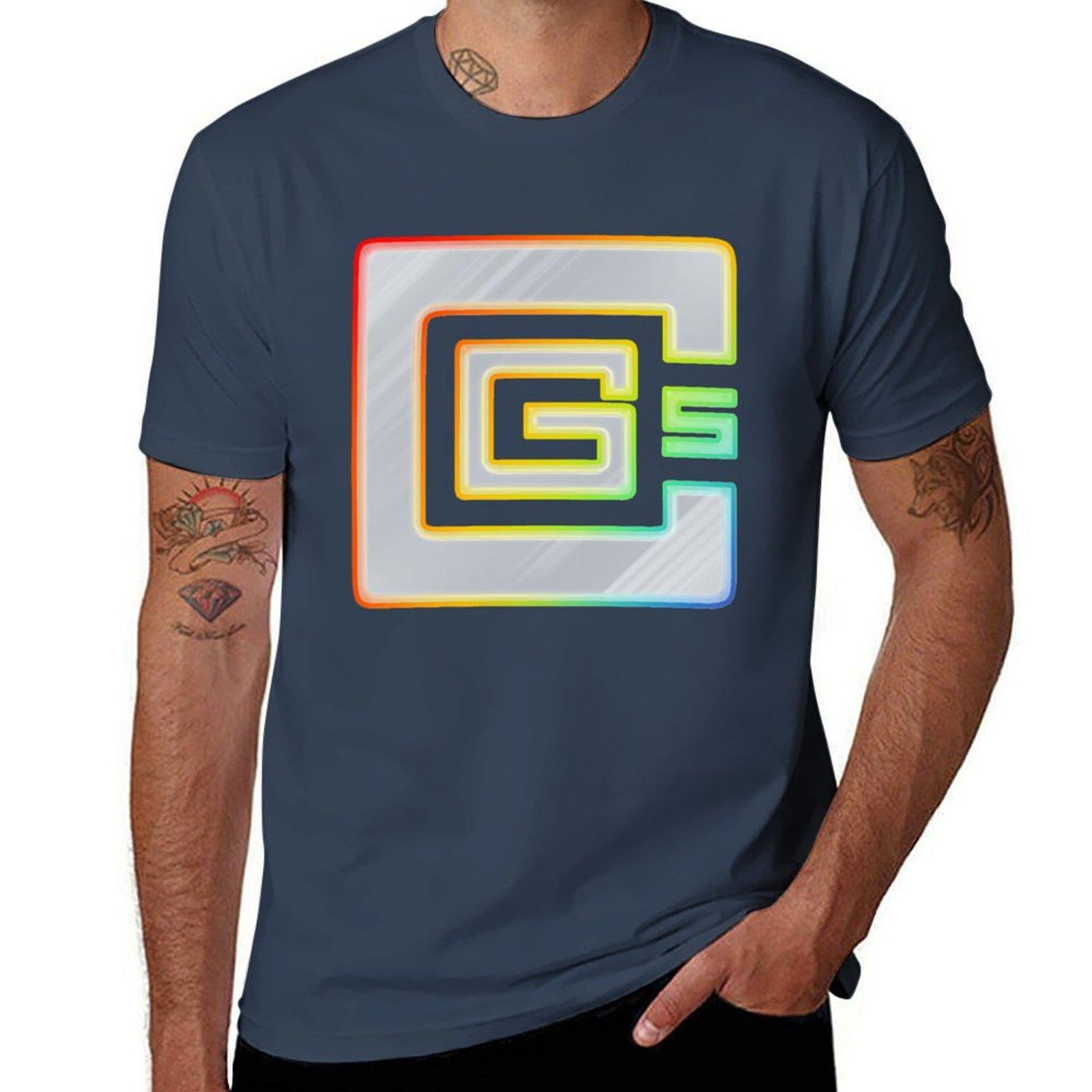 

Rainbow CG5 logo (Limited time Only) T-Shirt t shirts for man pack white anime t shirts oversize T-Shirt S