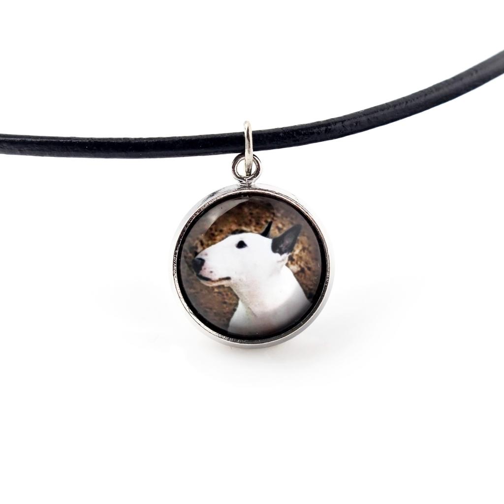 Bull Terrier, Bully – Jewelry with your photo box, set of necklace and earrings | Art-Dog