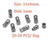 20-50PCS Butterfly Fasteners Buckles Closed Beading End Clasp Screw Clasps for DIY Bracelet Necklace Connectors Jewelry Making