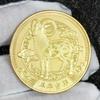 2027 Golden Sheep Blessing Keepsake Coin Souvenir Zodiac Sheep Collection Coin Gift Metal Crafts