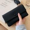 Korean Style Envelope Wallets PU Leather Change Bag Simple Women Long Clutch Bag  Outdoor
