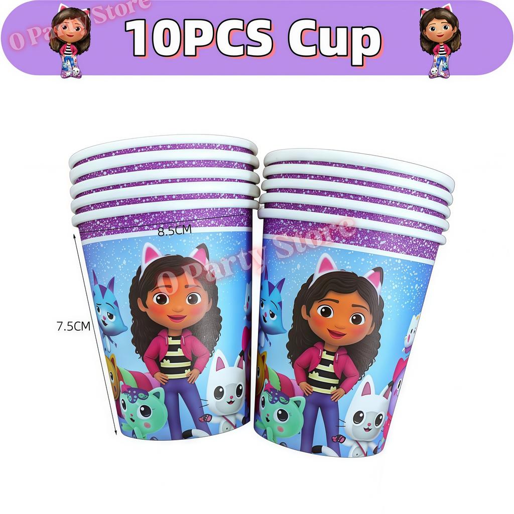 Gabby Dollhouse Keychains Birthday Party Decoration Supplies School Carnival Reward Gift Bag Fillers Kids Favor Gift Party Decor