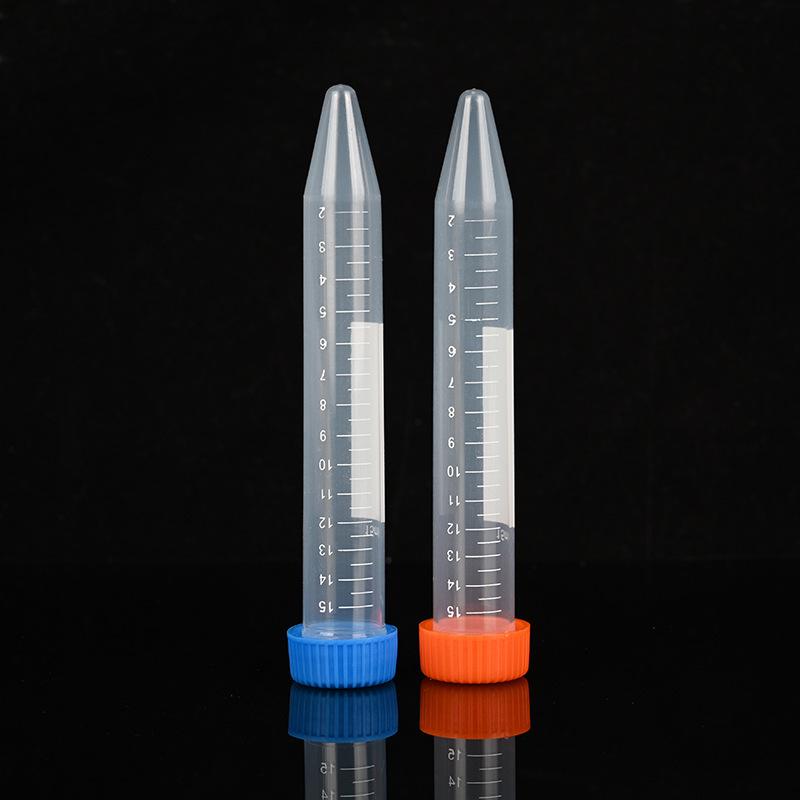 Disposable Plastic Centrifuge Tubes with Graduation Marks: 0.2/1.5/10/15/20/50/100ml