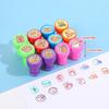 12PCS/Set Plastic Self-ink Seal Capybara Patterns Photo Album Stamp Graffiti Stamped Toys  Students