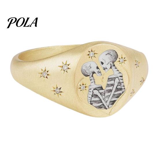 Exquisite Ring Finger Ring, Butterfly Heart Rabbit Pattern Band, Electroplated Technology for Lover Daily Wear Accessories Fine Workmanship