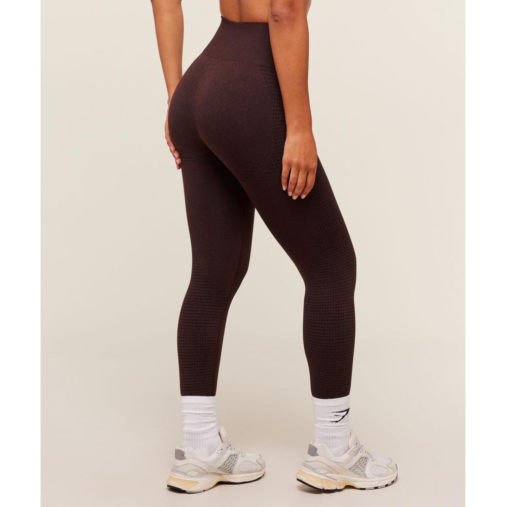 Gymshark Vital Leggings Rich Maroon Marl B1a2b Nc65