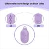 Quick-Dry Silicone Soap Bag Double-Sided Texture Gentle Exfoliating Dual-Sided Soap Scrubber Deep-Clean Reusable