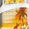 Surf Decor Bedding Set Comforter Duvet Cover Pillow Shams Ornate Colorful Surfboards Vocation Fun W Bedding Cover Double Bed Set