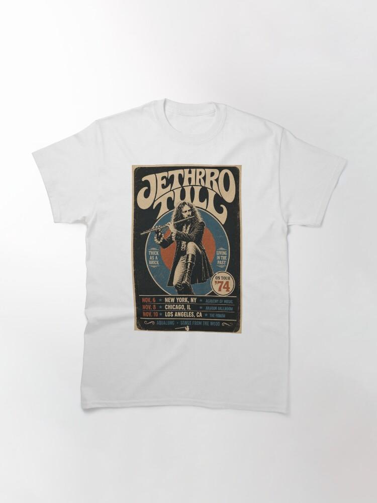 Jethro Tull Jethro Tull 1974 Tour Poster Classic T-Shirt