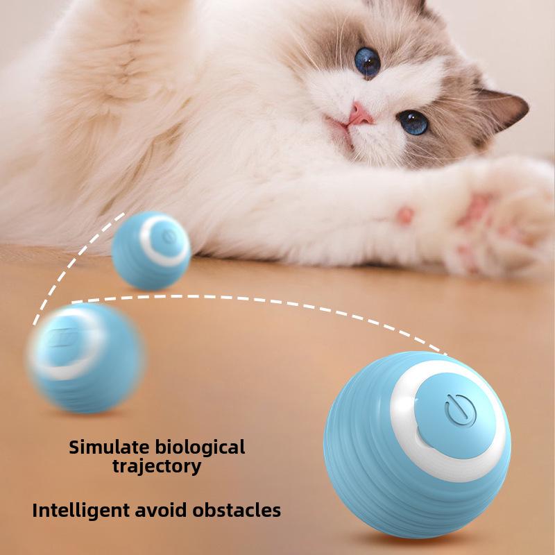 Intelligent Rolling Cat Toy: Gravity-Powered Ball To Relieve Boredom and Entertain Kittens