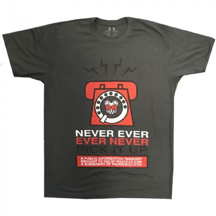 Radiohead Unisex Adult Never Pick It Up Cotton T-Shirt
