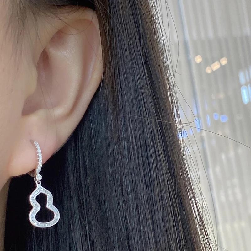 

Новые высококачественные женские серьги-подвески с подвеской в форме тыквы, модные нежные женские аксессуары для ушей, свадебные трендовые украшения серебряный