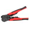 8in Automatic Crimper Plier Wire Cutter Stripping Tool Manual Multifunction Ergonomic for Home Factory Red
