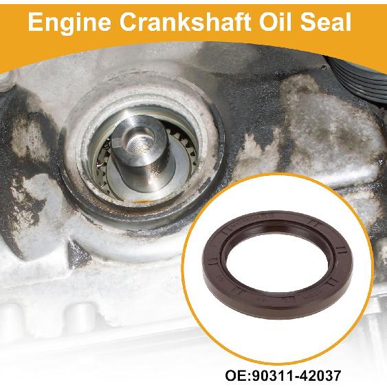 Crankshaft Oil Seal No.90311-42037 Main Seal for Toyota 4Runner 2004-2009 6 Cyl 4.0L