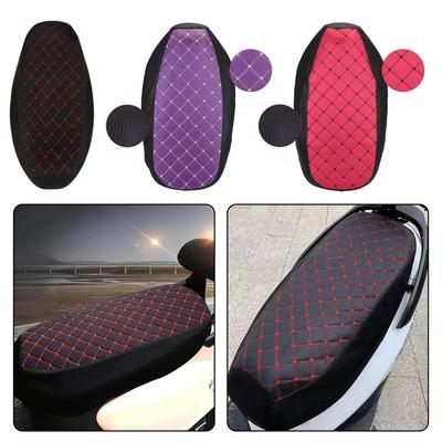 Universal Motorcycle Seat Cover,3D Spacer Mesh Fabric Scooter Cushion Breathable Anti-Slip Moped Seat Cover for Comfort Riding
