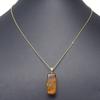 Necklace K18 yellow gold/amber amber 6.4g Women Used