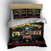 Skeletons on colorful cross. Bedding sets Duvet cover sets Duvet covers Pillowcases(1*Duvet Cover 2*Pillowcases without duvet insert)