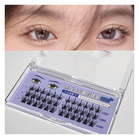 Fairy Fake Eyelashes Ultra-Fine Natural Lightweight Reusable Easy to Apply Fake Eyelashes for Lash Application