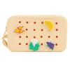 Nuevo Monedero DIY de Silicona Multiusos Portatarjetas Agujeros Cremallera Bolsa de Almacenamiento