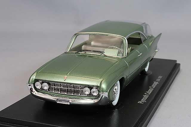 

AUTOCULT Plymouth Cabana Concept 58 Metallic Light Green Scale Model 60105 1/43