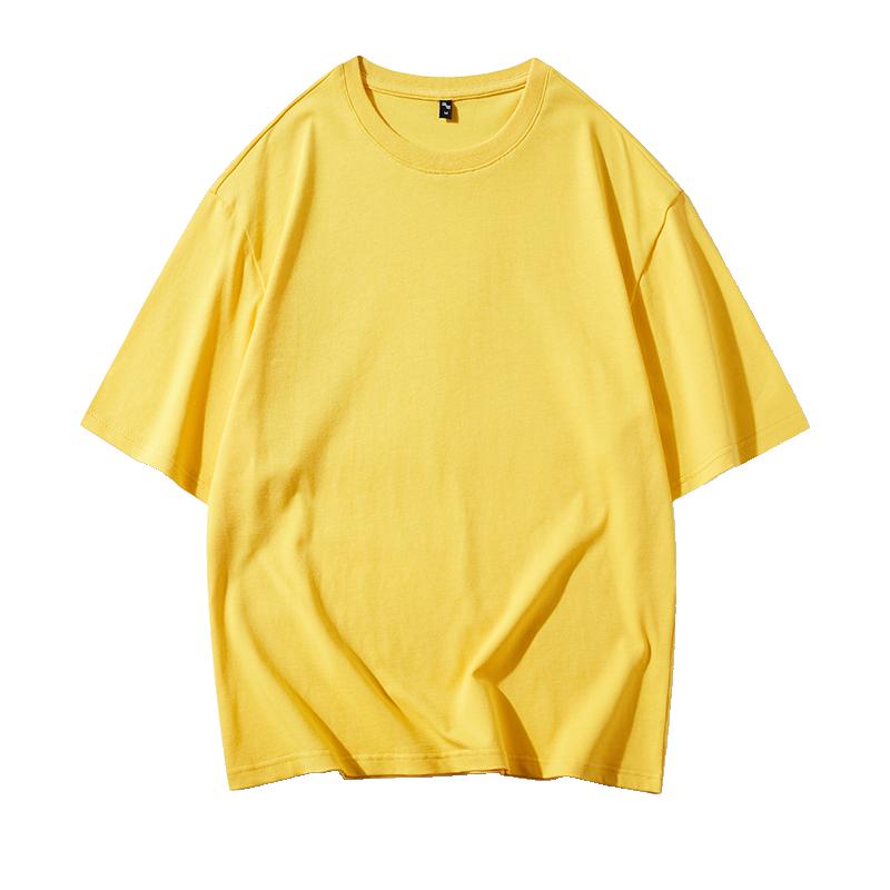 Short-sleeved T-shirts For Men And Women, Loose T-shirts, Solid Color Round Neck Couple T-shirts, Ice Silk T-shirt Tops