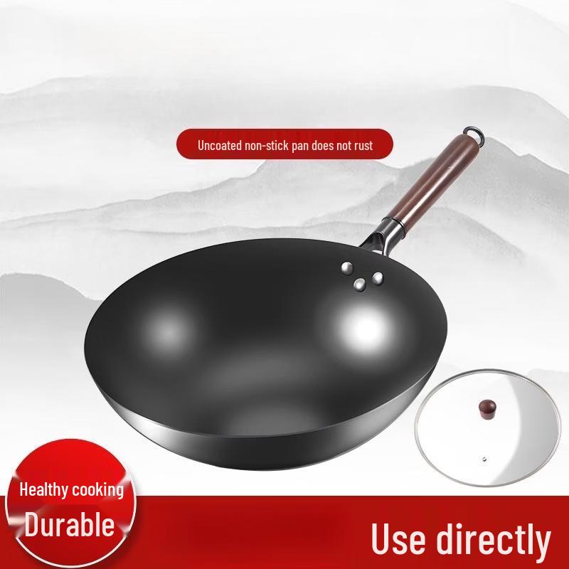 Zhi Shi Traditional Deep Nitrided Iron Wok